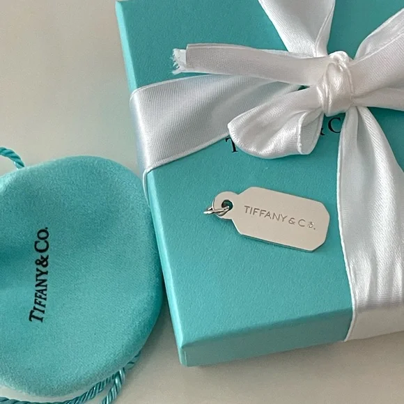 Tiffany & Co. Dog tag with Diamond in Sterling Silver NEW